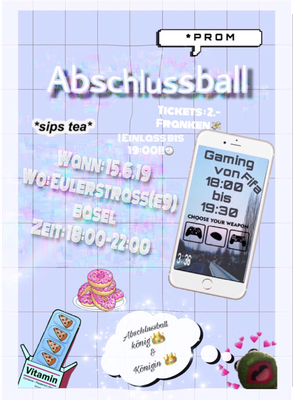 Flyer Abschlussball